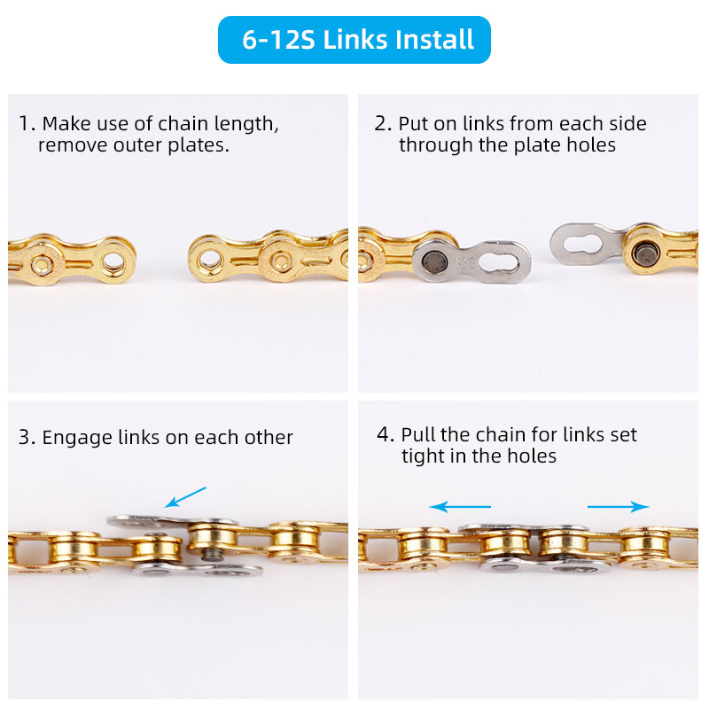 6 Pairs Chain Missing Link Joi - Chain Quick Link ulasan dan harga