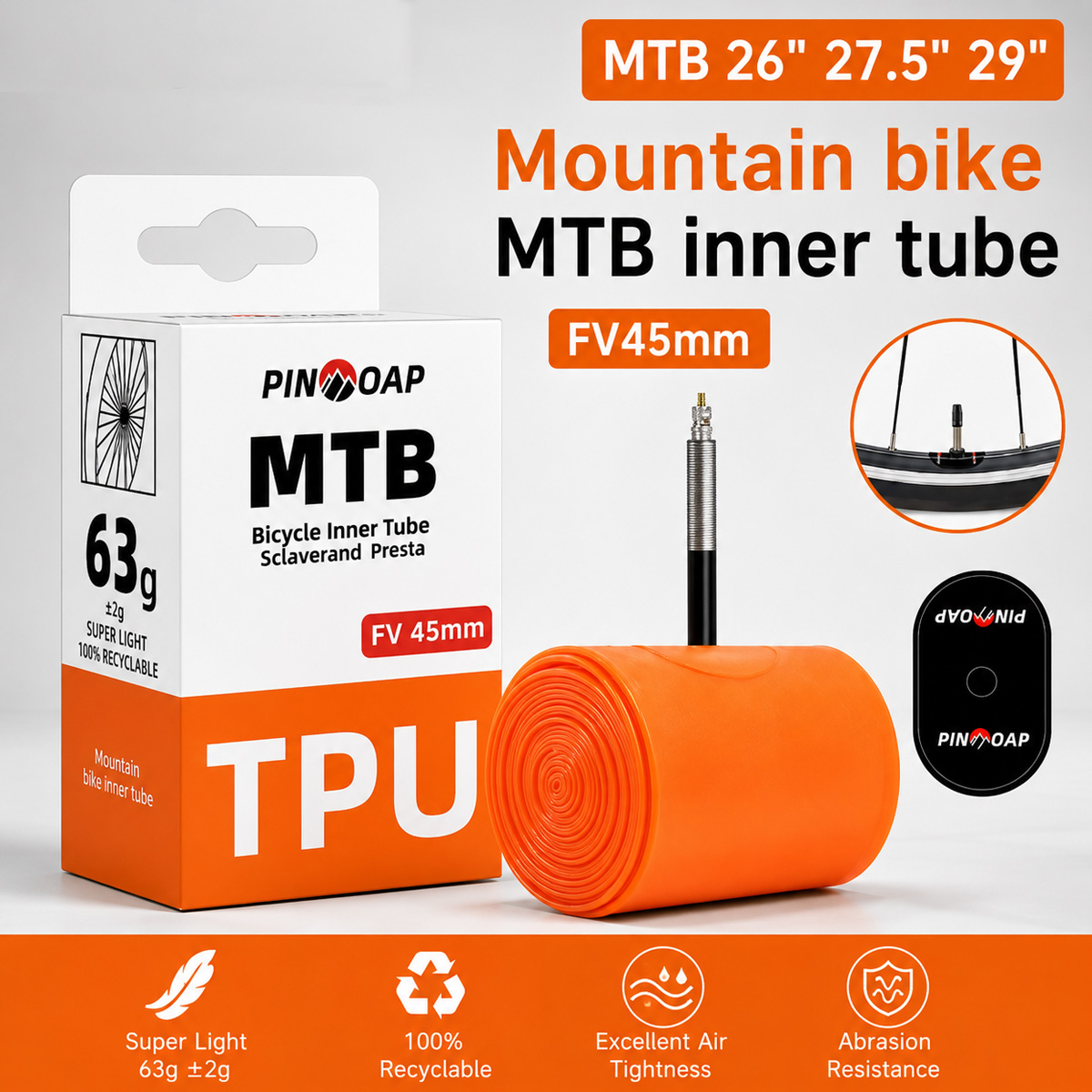 1PC Mountain Bike Inner Tube M - Mountain Biking Tube ulasan dan harga
