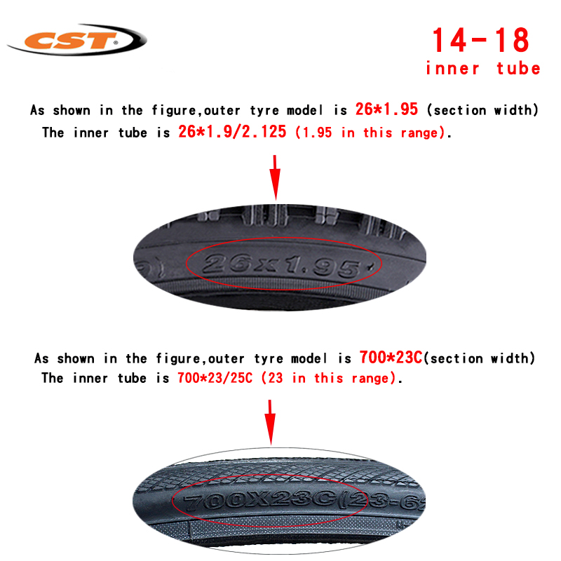 CST 20 inches bicycle Inner 20 - Mountain Biking Tube ulasan dan harga